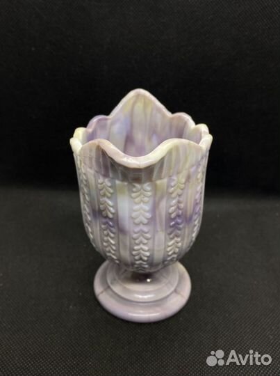 Молочник. Сливочник. Глушенное стекло. 18 век