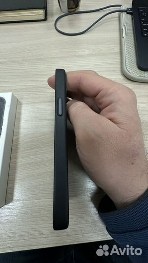 Оригинал кожаный чехол на iPhone 13 magsafe