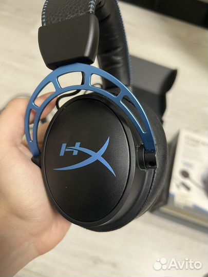 Наушники hyperx cloud alpha s blue