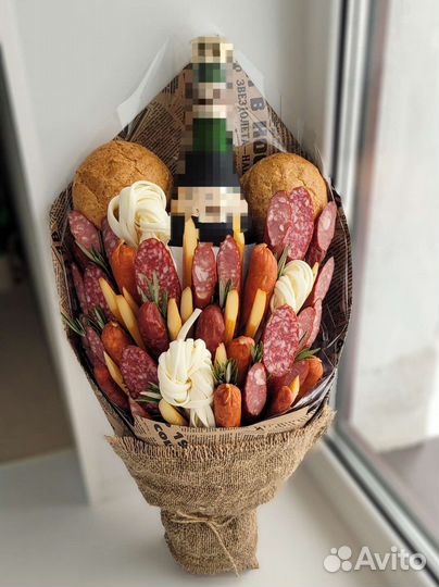 Мясной букет /вкусные букеты/мужской букет