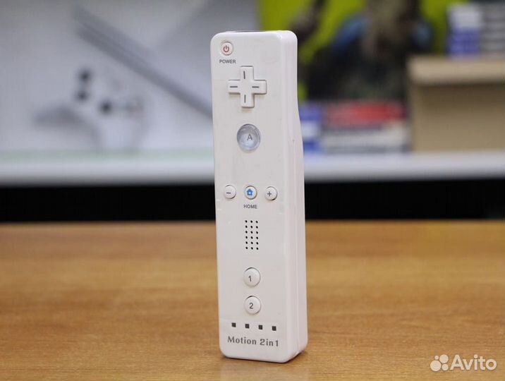 Пульт Remote Wii Motion Plus + чехол White