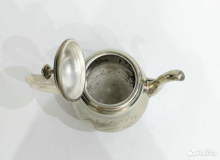 Заварочный чайник старинный. Латунь. Оригинал