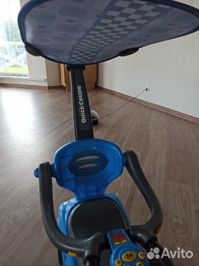 Каталка машинка с ручкой для родителей