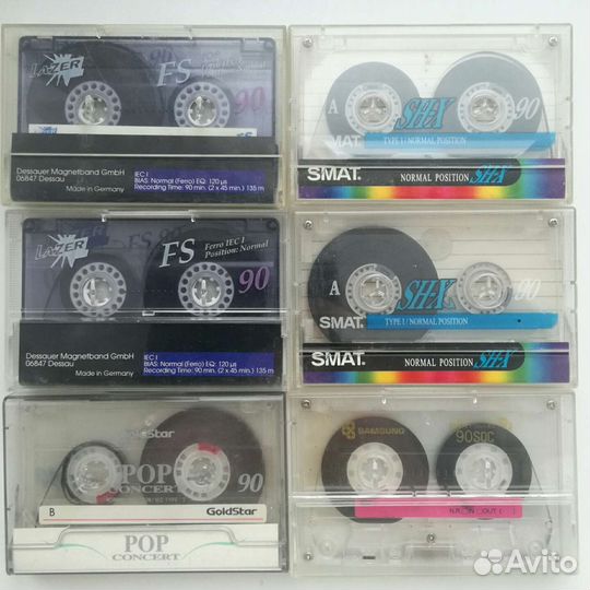 Аудиокассеты basf,tdk,phillips,lazer,raks,rones