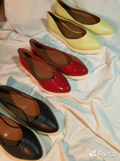 Балетки натуральная кожа Турция все размеры 36-39