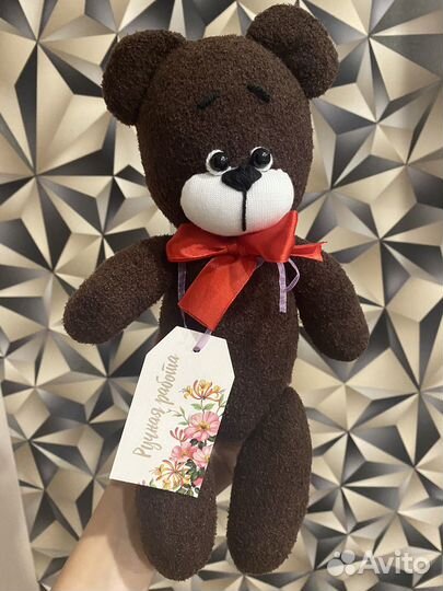 Плюшевый медведь ручной работы