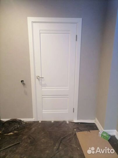 Двери межкомнатные классик белые новые