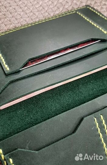 Бумажник кожаный