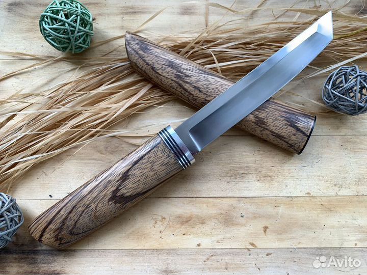 Нож Японский Танто в деревянном чехле