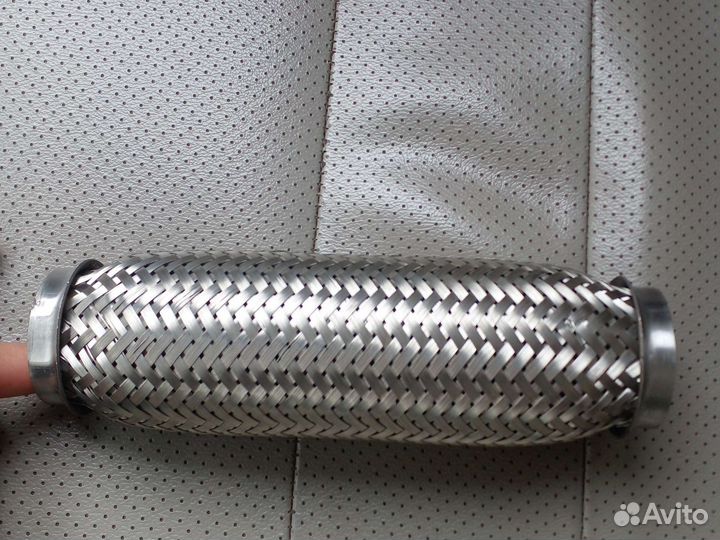 Гофра глушителя 40х200 в 3-ой оплетке interlock