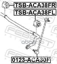 Втулка стабилизатора перед лев tsbaca38FL