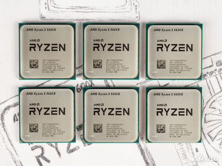 Процессоры AMD Ryzen 5 5600X