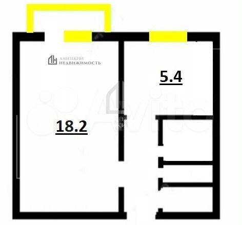 1-к. квартира, 31,3 м², 5/5 эт.