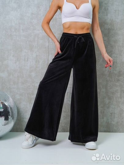 Брюки клешь женские