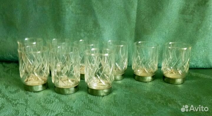Стопки винтажные СССР. Стекло цена за все