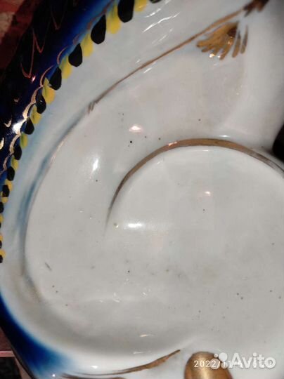 Фарфоровая пепельница 