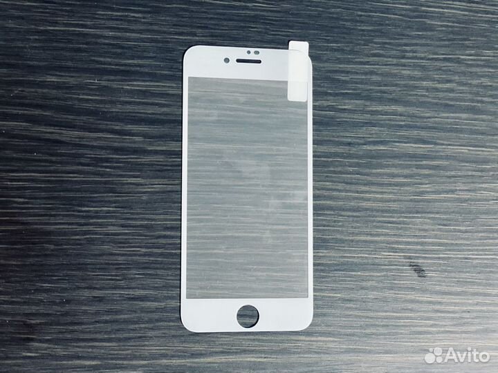 Защитное стекло на iPhone 7-7s белое