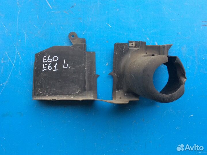 Кожух рулевой рейки левый на BMW E60 03-10 г