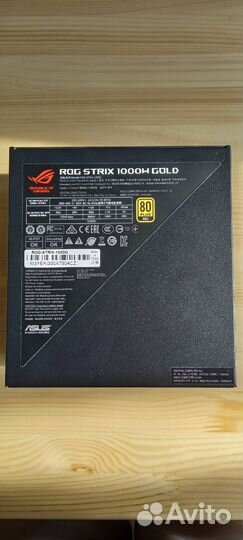 Блок питания asus ROG-strix-1000G. Небольшой торг