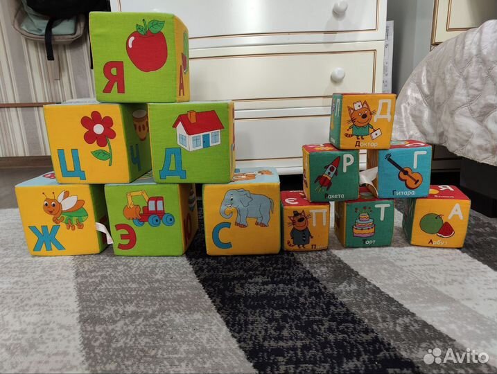 Кубики мякиши