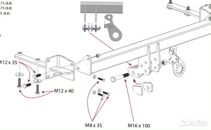 Фаркоп Honda CR-V 2017-2022