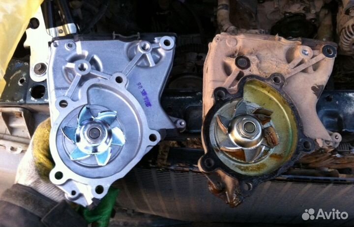 Замена водяного насоса Audi A8 IV Рест.2021-25