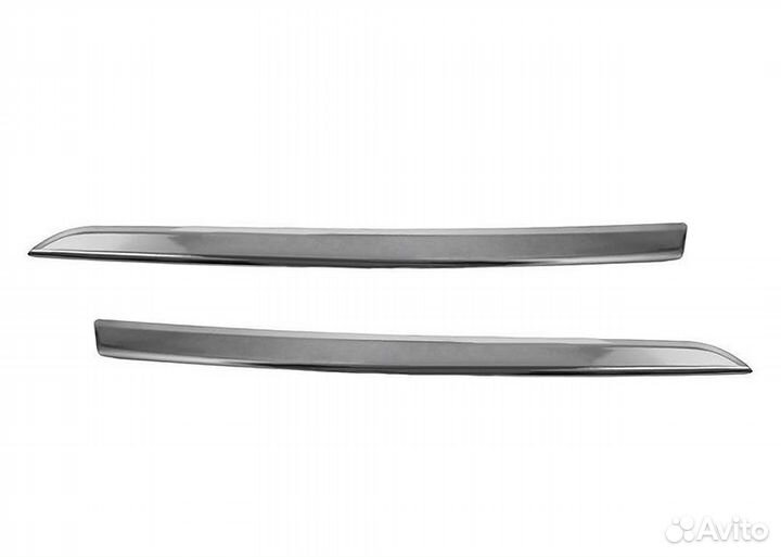 Рено Логан 2 молдинг решетки радиатора правый левы