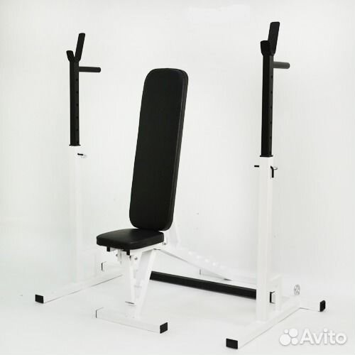 Стойка и скамья для жима в наборе