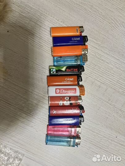 Зажигалки 11 шт цена за все