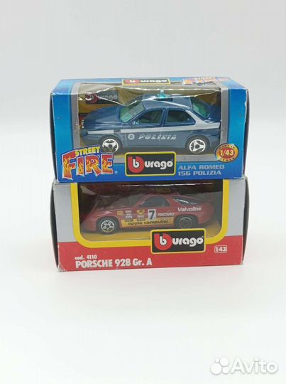 Коллекционная модель 1:43 Burago Alfa Romeo 156