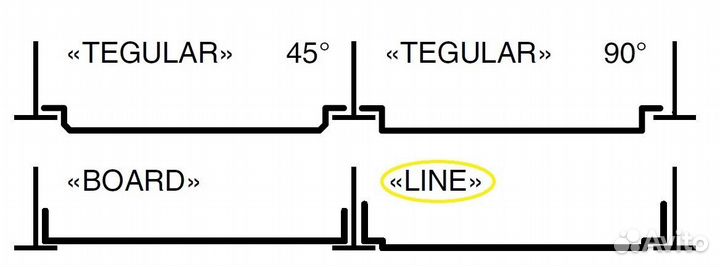 Панель алюмин. потолочная 60*60 см Line-Е/T-24