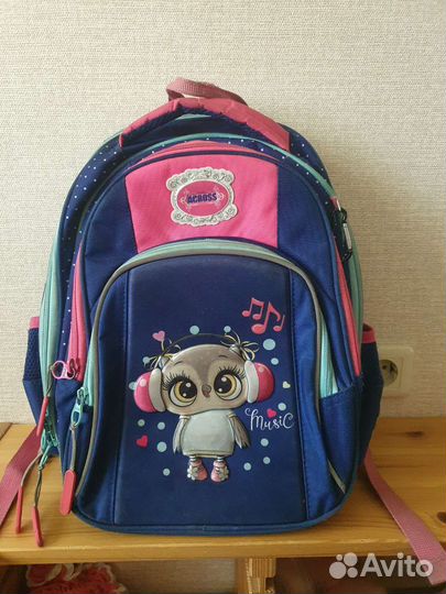 Рюкзак школьный для девочки across
