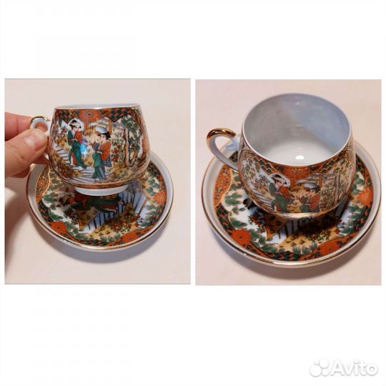 Кофейная пара фарфор