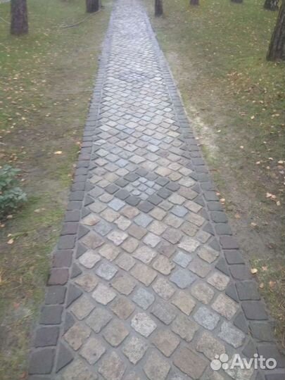 Укладка брусчатки