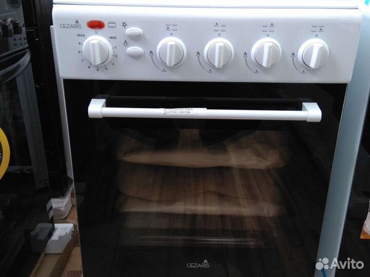 Плита газовая, с электрической духовкой