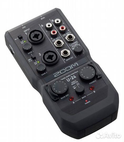 Zoom U-24 - ручной аудиоинтерфейс
