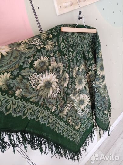 Павловопосадский платок СССР 120*120 (резерв)