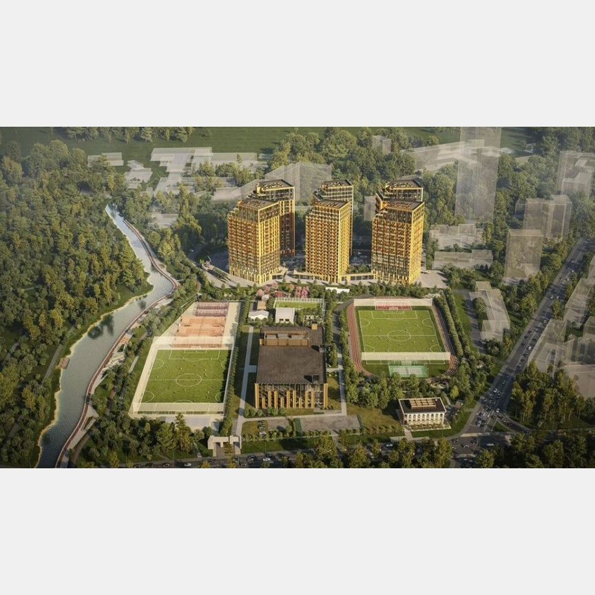 3-к. квартира, 64 м², 2/23 эт.