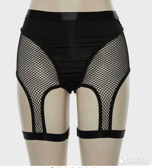 Шорты со стрепами для pole exotic dance, стрип