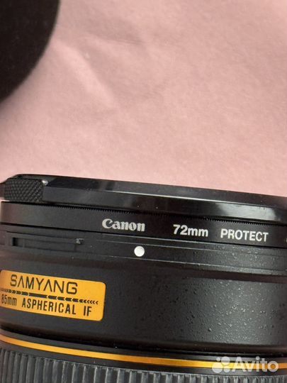 Объектив samyang 85mm 1,4