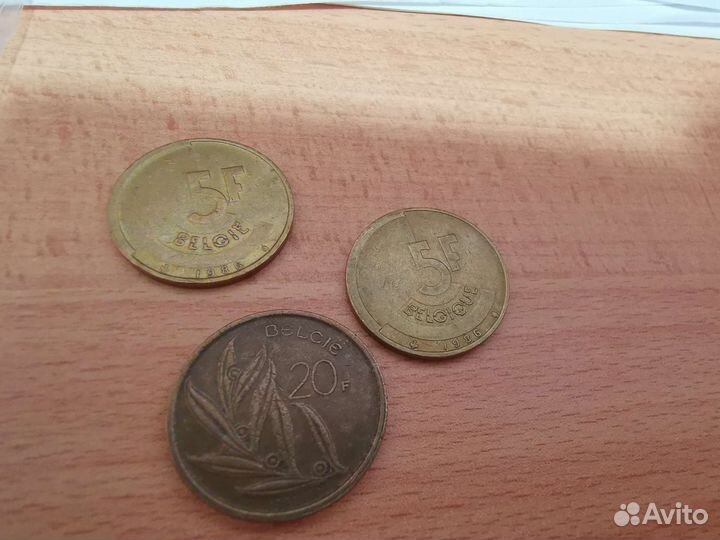 Набор монет Бельгии