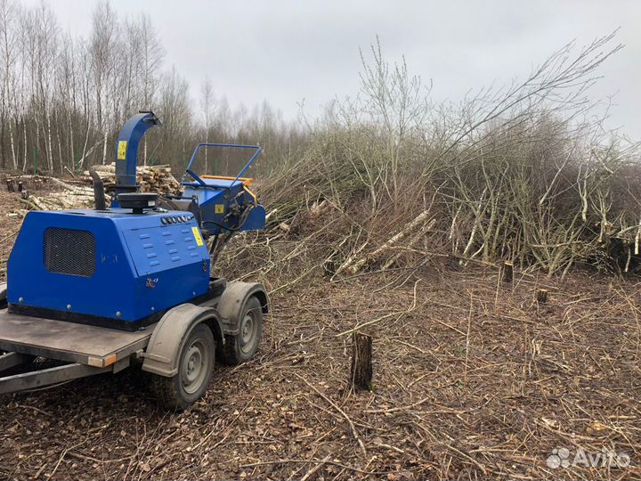 Измельчитель веток. Аренда. Дробилка