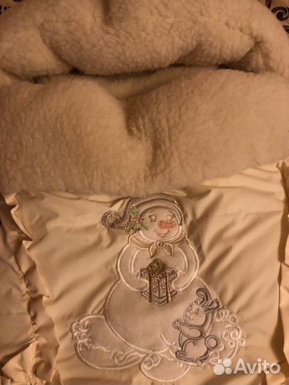 Конверт в коляску теплый