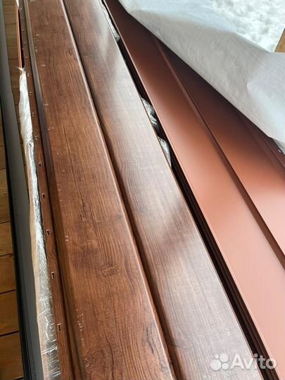 Сайдинг металлический : Экобрус / Квадро Брус