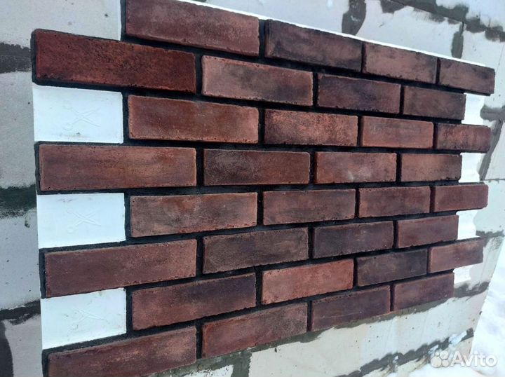 Термопанели для фасада старый кирпич