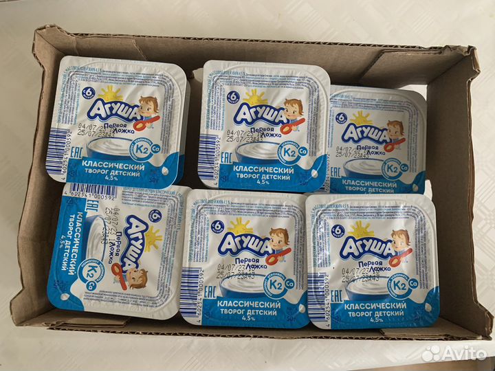 Творог агуша