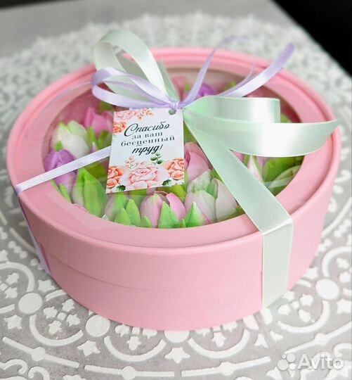 Подарок из зефира