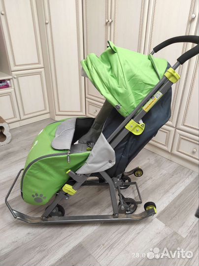 Санки коляска ника