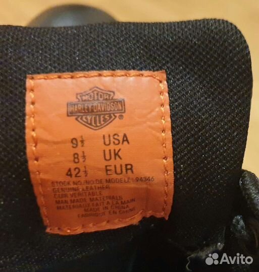 Ботинки мужские Harley Davidson 43-43.5