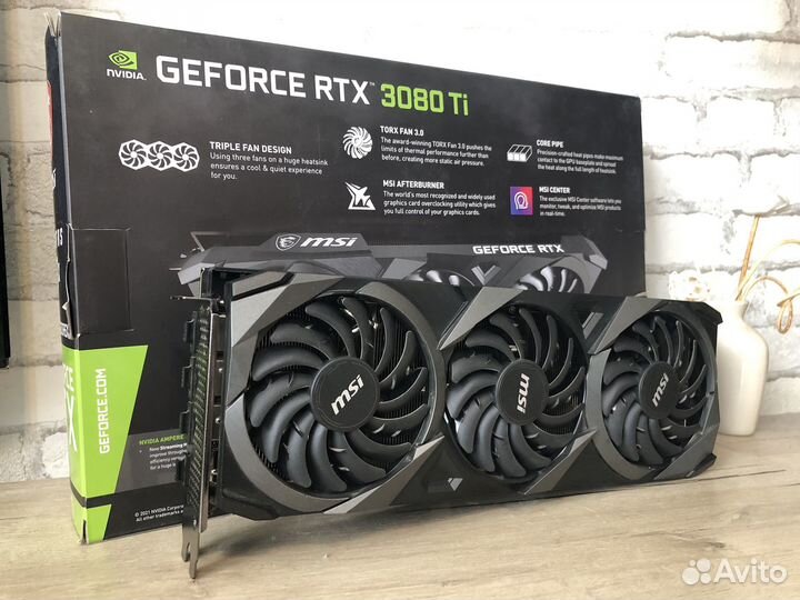 Видеокарта MSI rtx 3080 ti 12gb